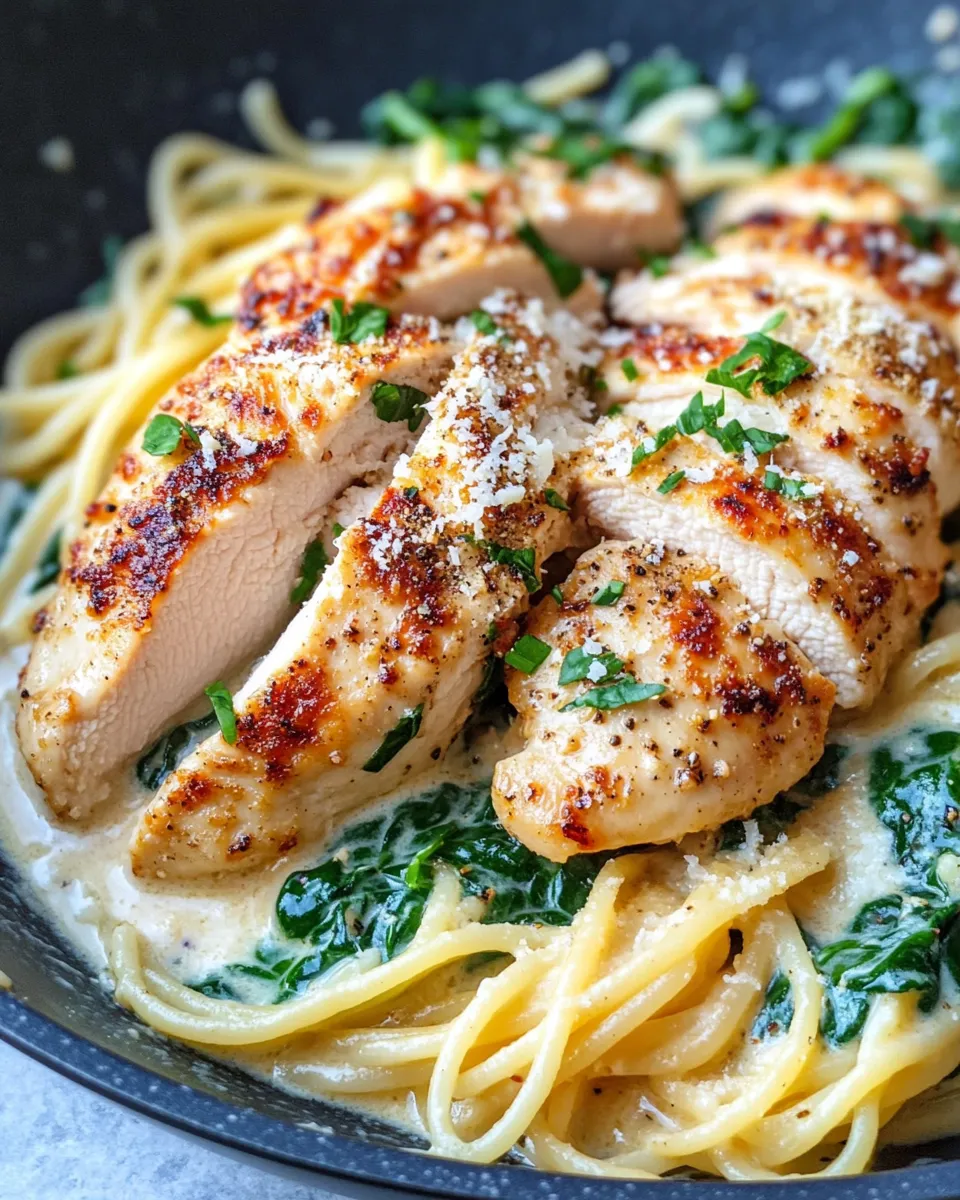 Classic Creamy Chicken Florentine recipe image