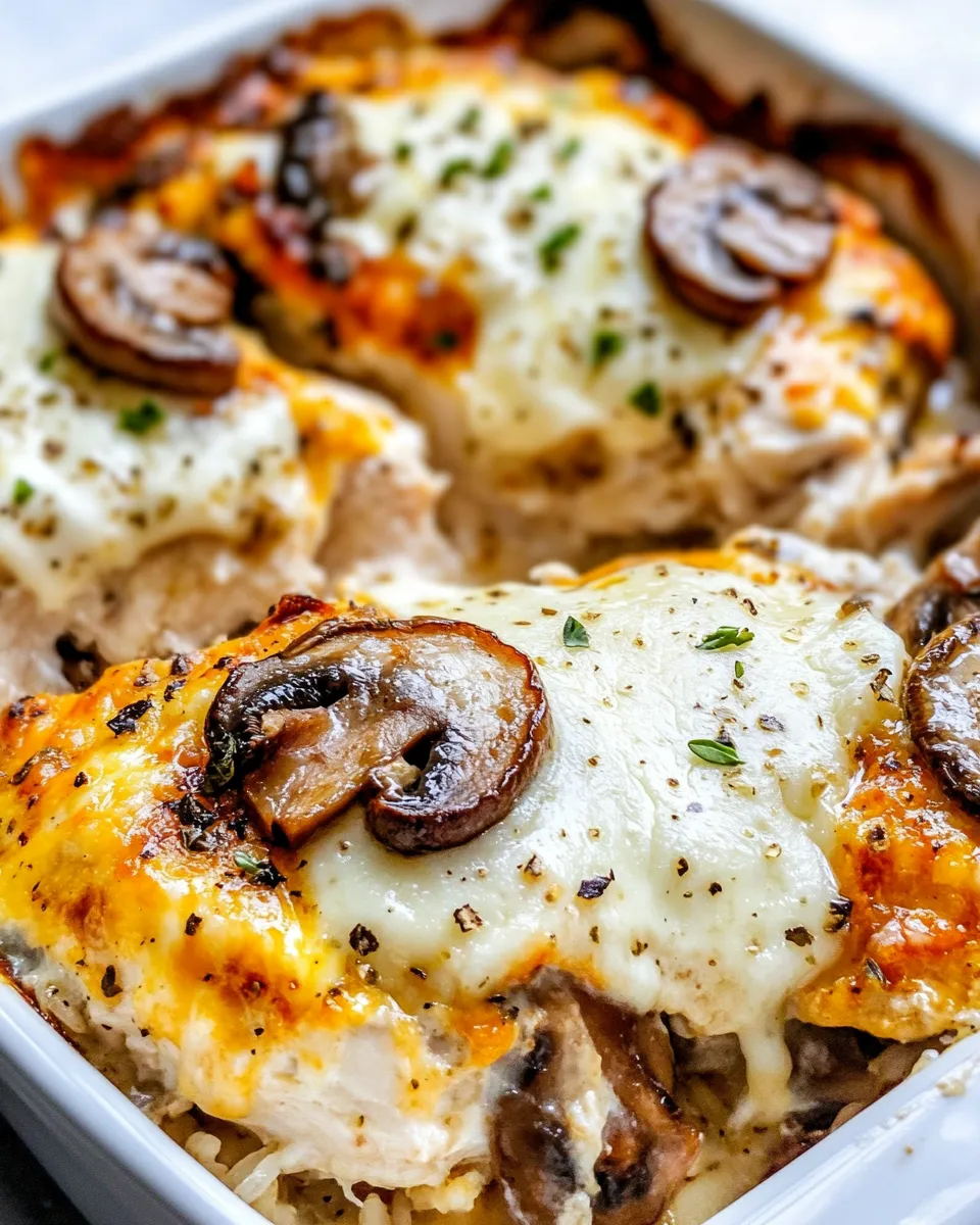 Classic Creamy Chicken and Mushroom Bake dish photo