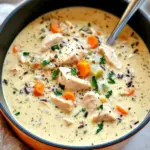 Homemade Creamy Chicken and Wild Rice Soup photo