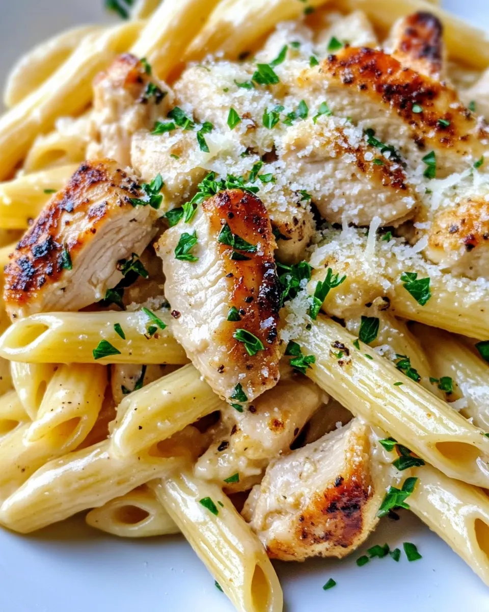 Delicious Creamy Garlic Butter Chicken Pasta recipe photo