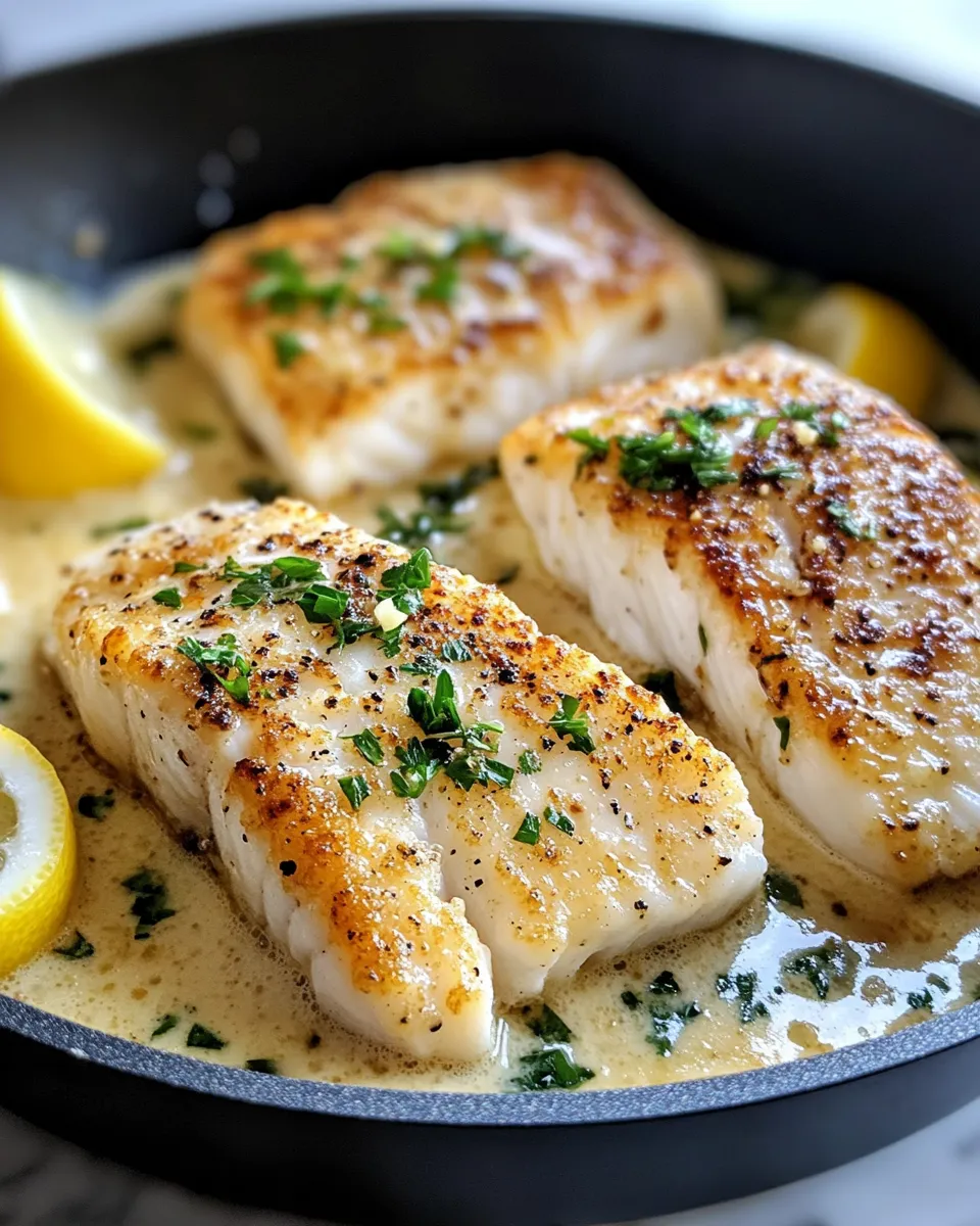 Classic Creamy Garlic Butter Cod image