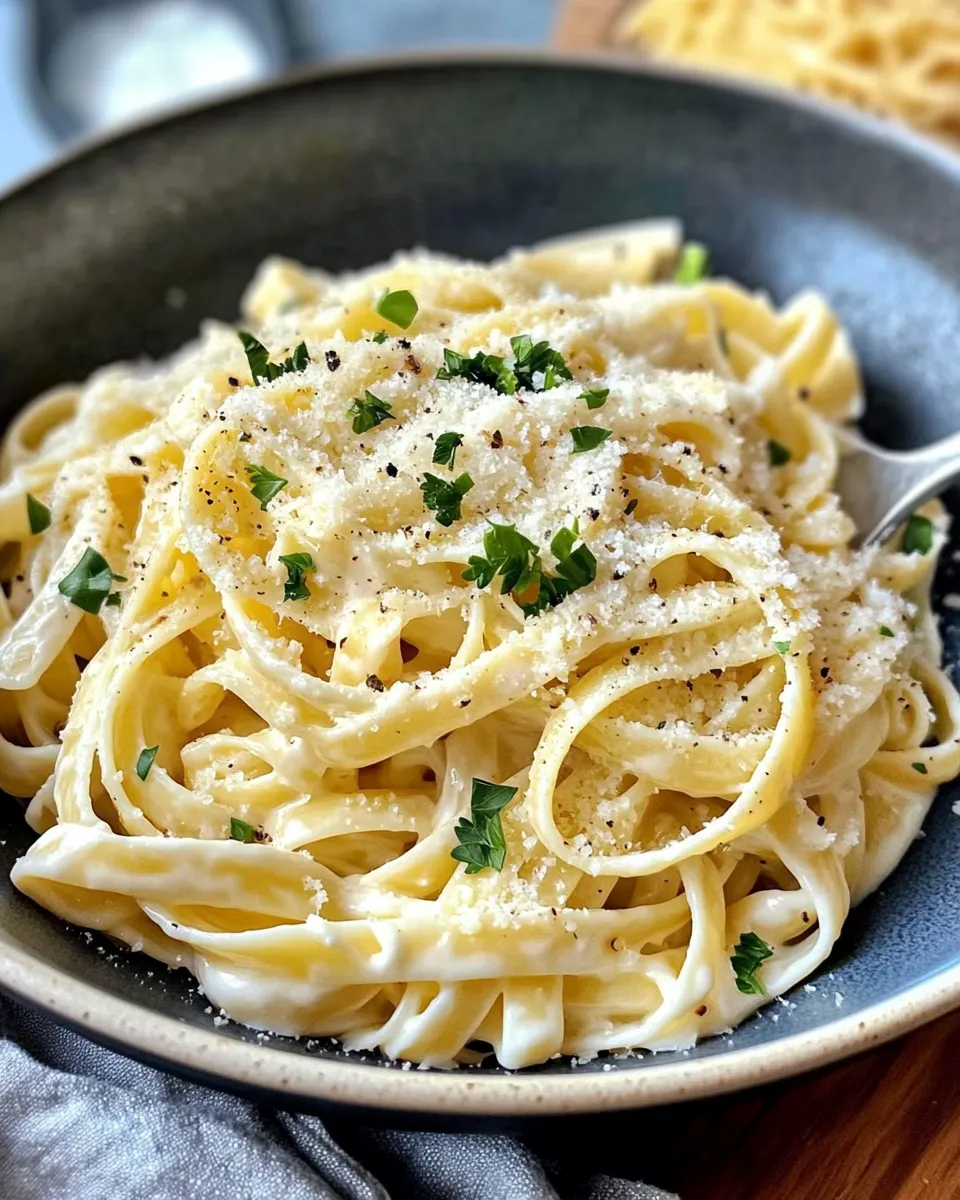 Classic Creamy Garlic Parmesan Pasta image