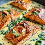 Easy Creamy Garlic Tuscan Salmon photo
