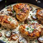 Homemade Creamy Mushroom Chicken photo
