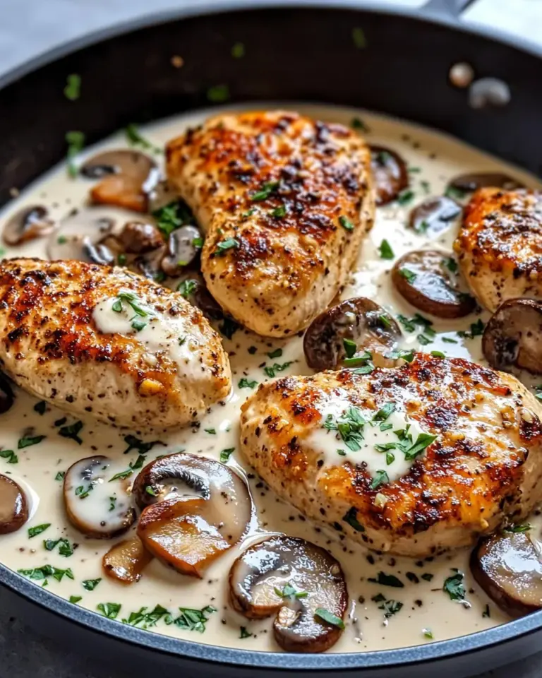 Homemade Creamy Mushroom Chicken photo