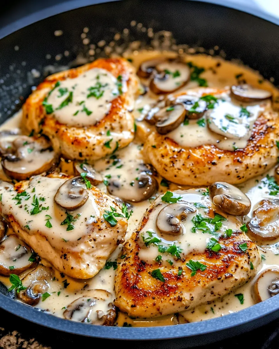 Classic Creamy Mushroom Chicken image