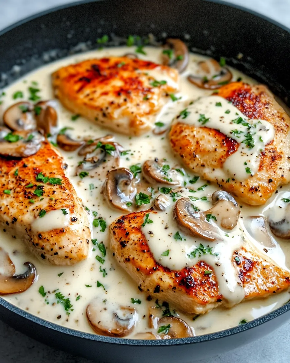 Easy Creamy Mushroom Chicken recipe photo