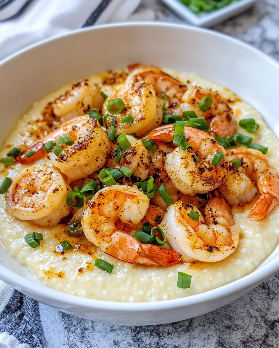 Classic Creamy Shrimp and Grits recipe image