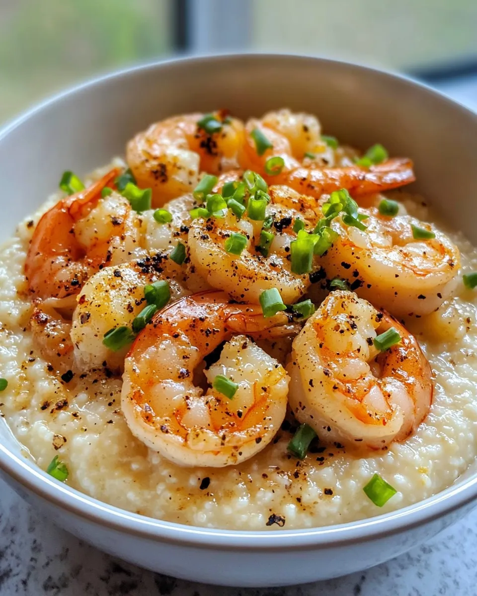 Easy Creamy Shrimp and Grits dish photo