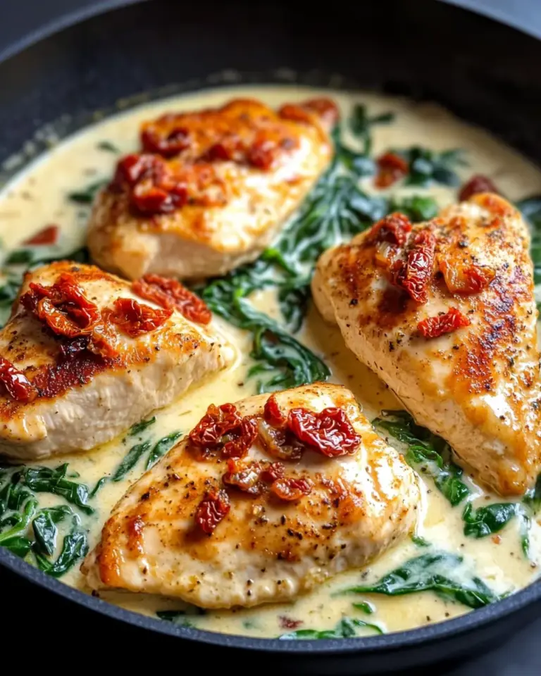 Homemade Creamy Tuscan Chicken with Spinach recipe photo