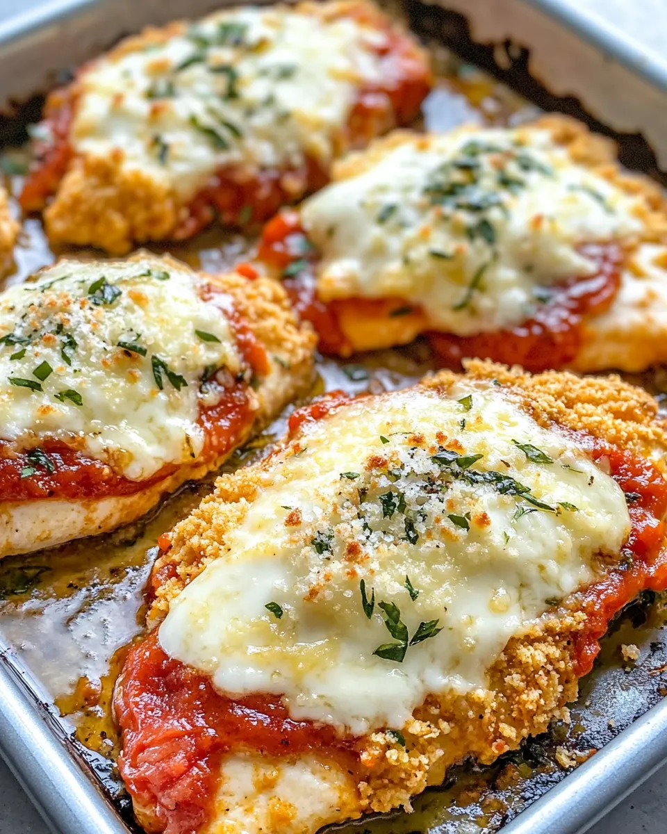 Homemade Crispy Chicken Parmesan Bake recipe photo