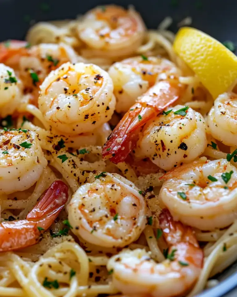 Homemade Garlic Butter Shrimp Scampi photo