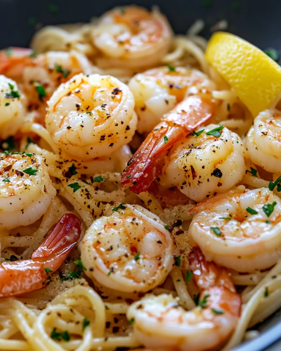 Homemade Garlic Butter Shrimp Scampi photo