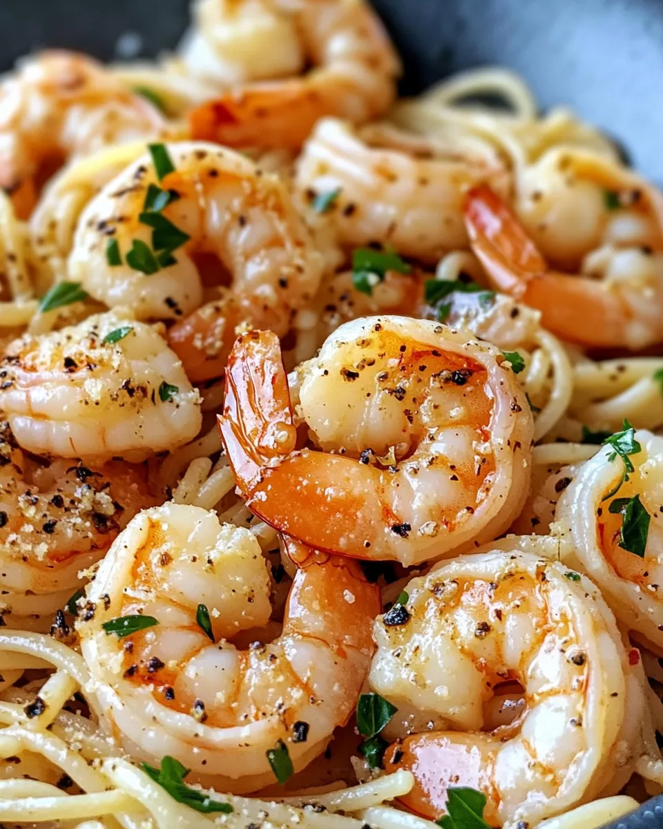 Easy Garlic Butter Shrimp Scampi dish photo