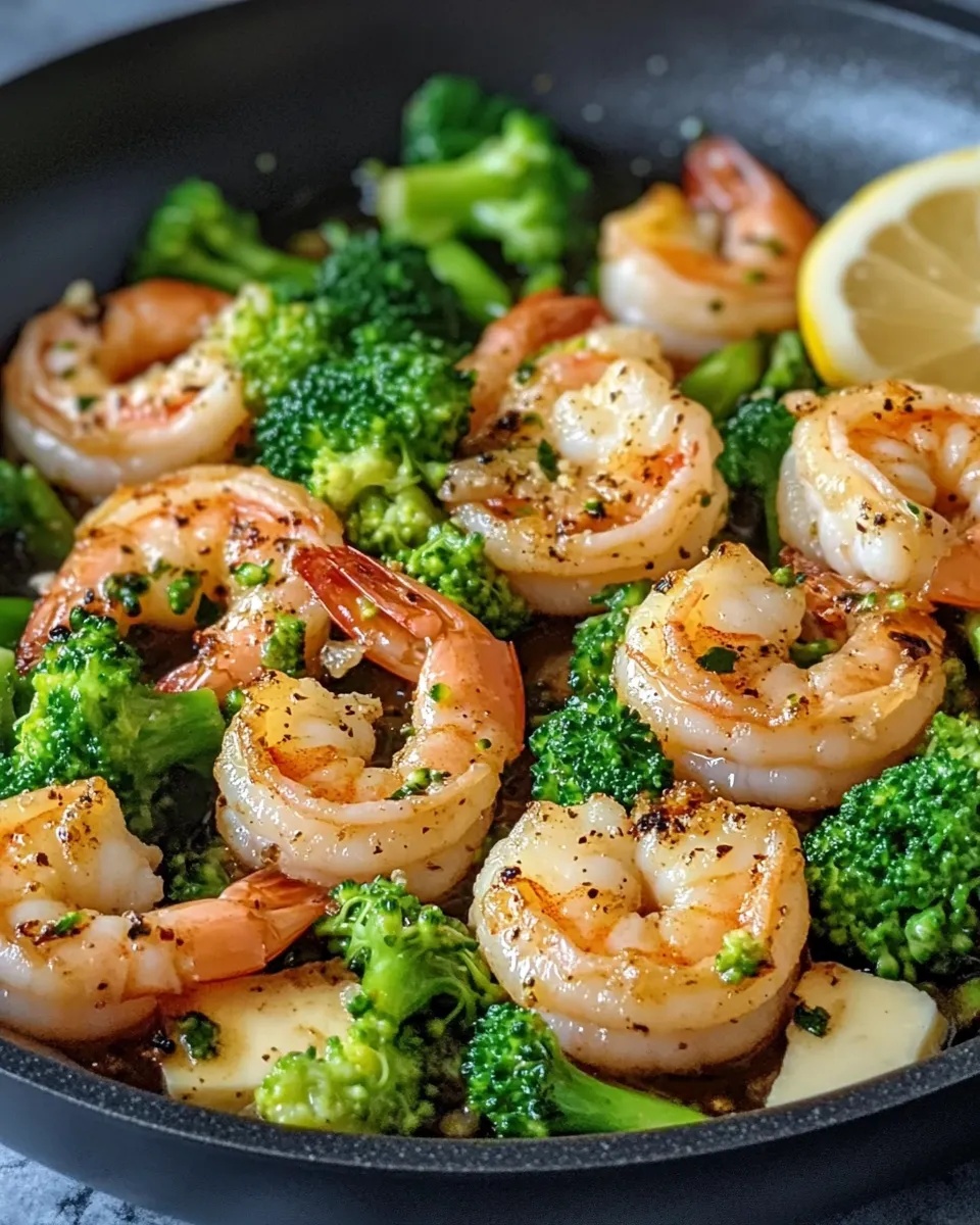 Classic Garlic Butter Shrimp and Broccoli picture