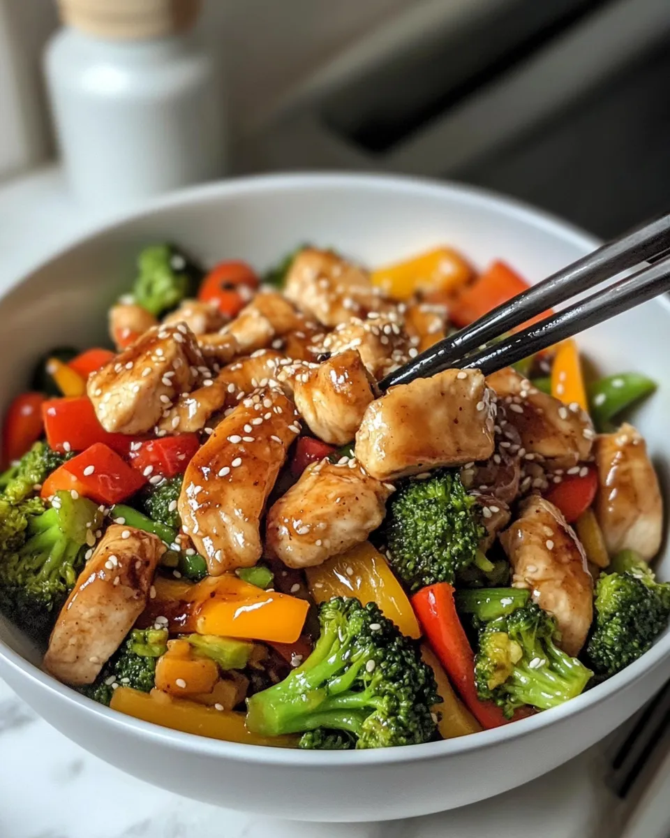 Easy Honey Garlic Chicken Stir Fry recipe photo