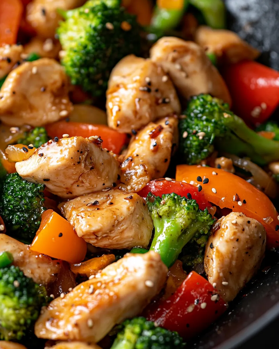 Delicious Honey Garlic Chicken Stir Fry dish photo