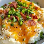 Homemade Loaded Cheddar Mashed Potatoes recipe photo