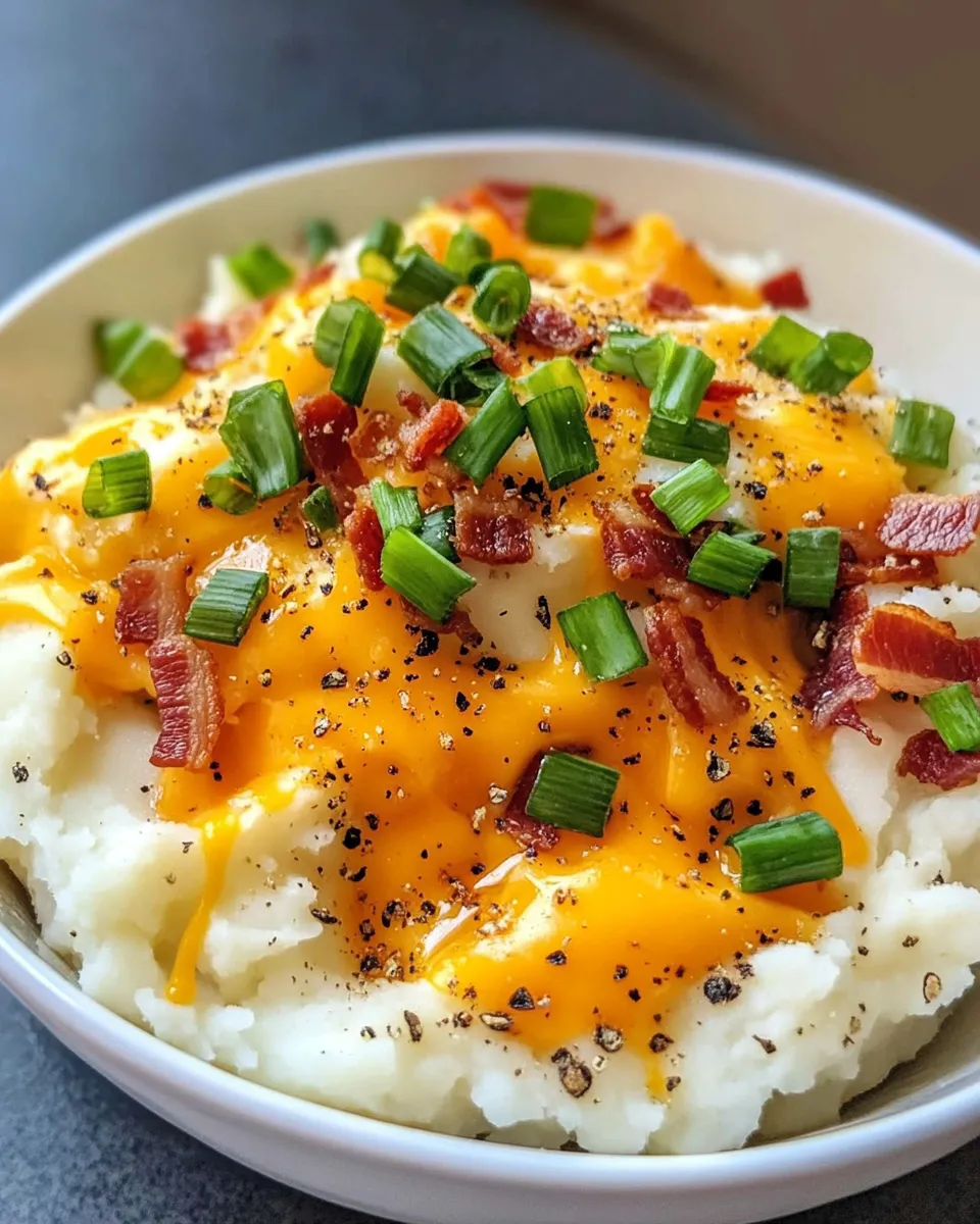 Classic Loaded Cheddar Mashed Potatoes dish photo
