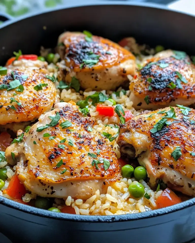 Homemade One-Pot Chicken and Rice recipe photo