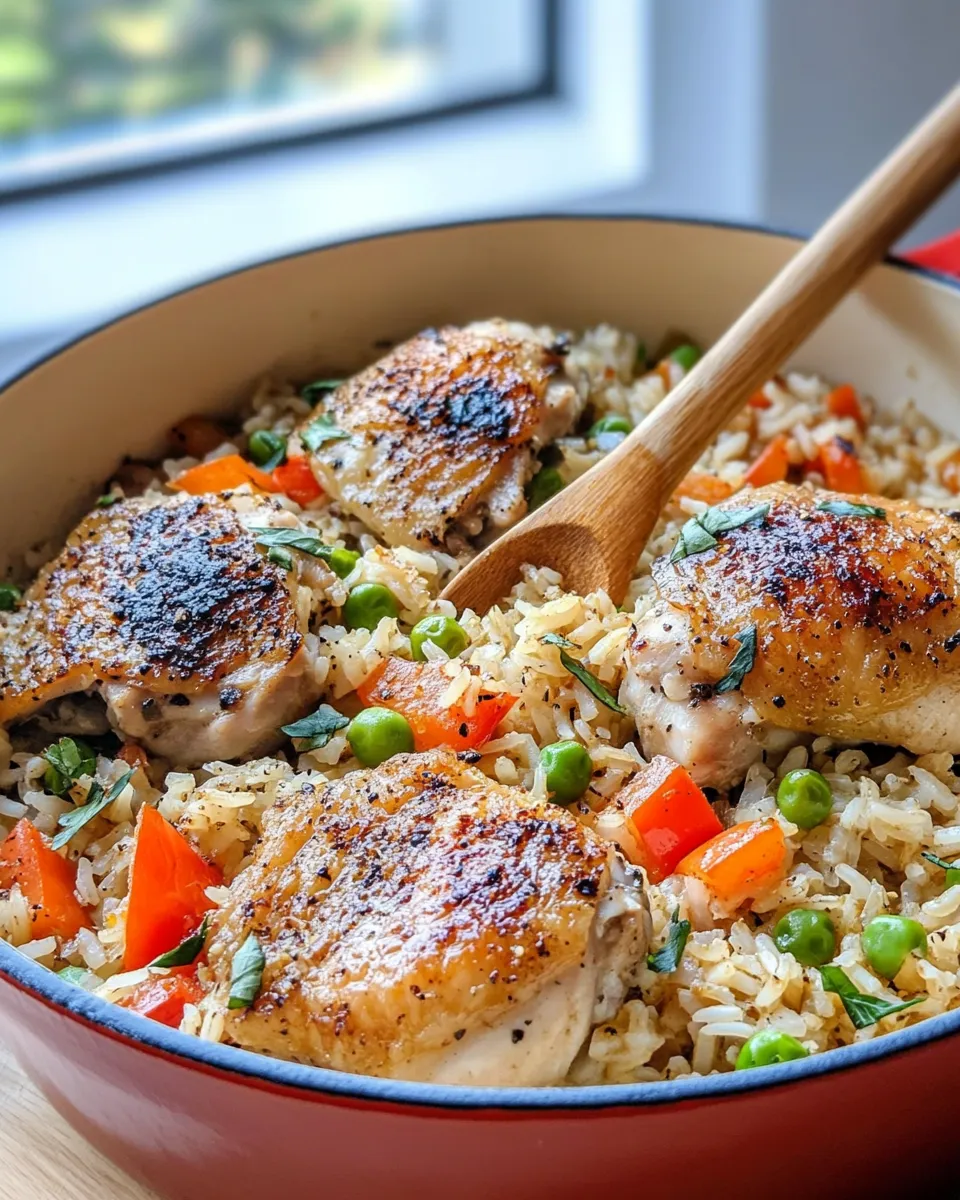 Classic One-Pot Chicken and Rice dish photo