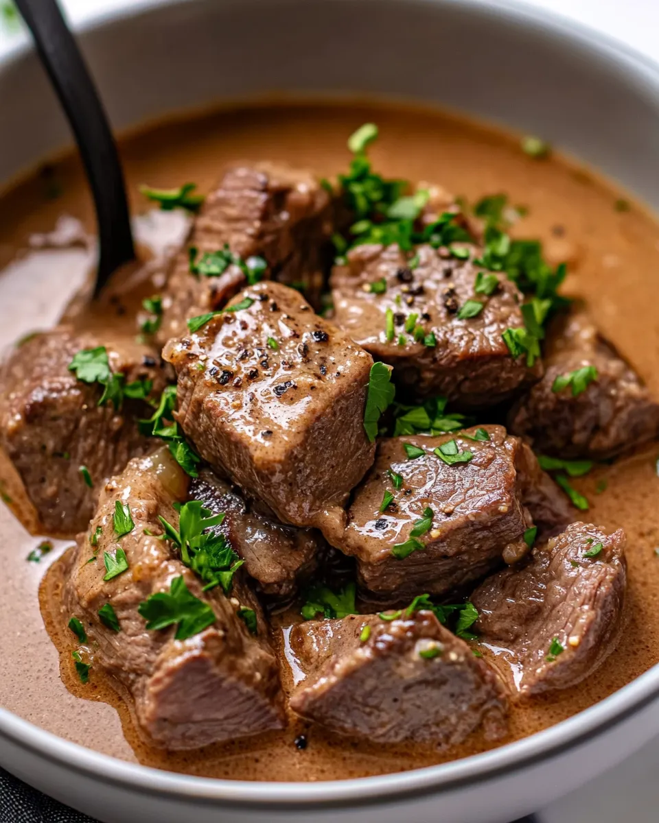 Classic Slow Cooker Beef and Gravy recipe image