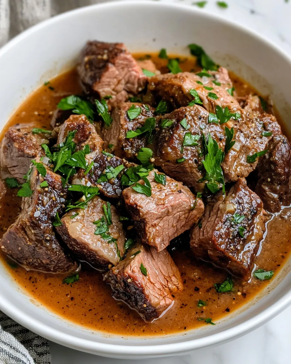 Easy Slow Cooker Beef and Gravy dish photo