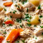 Homemade Slow Cooker Creamy Chicken Stew recipe photo