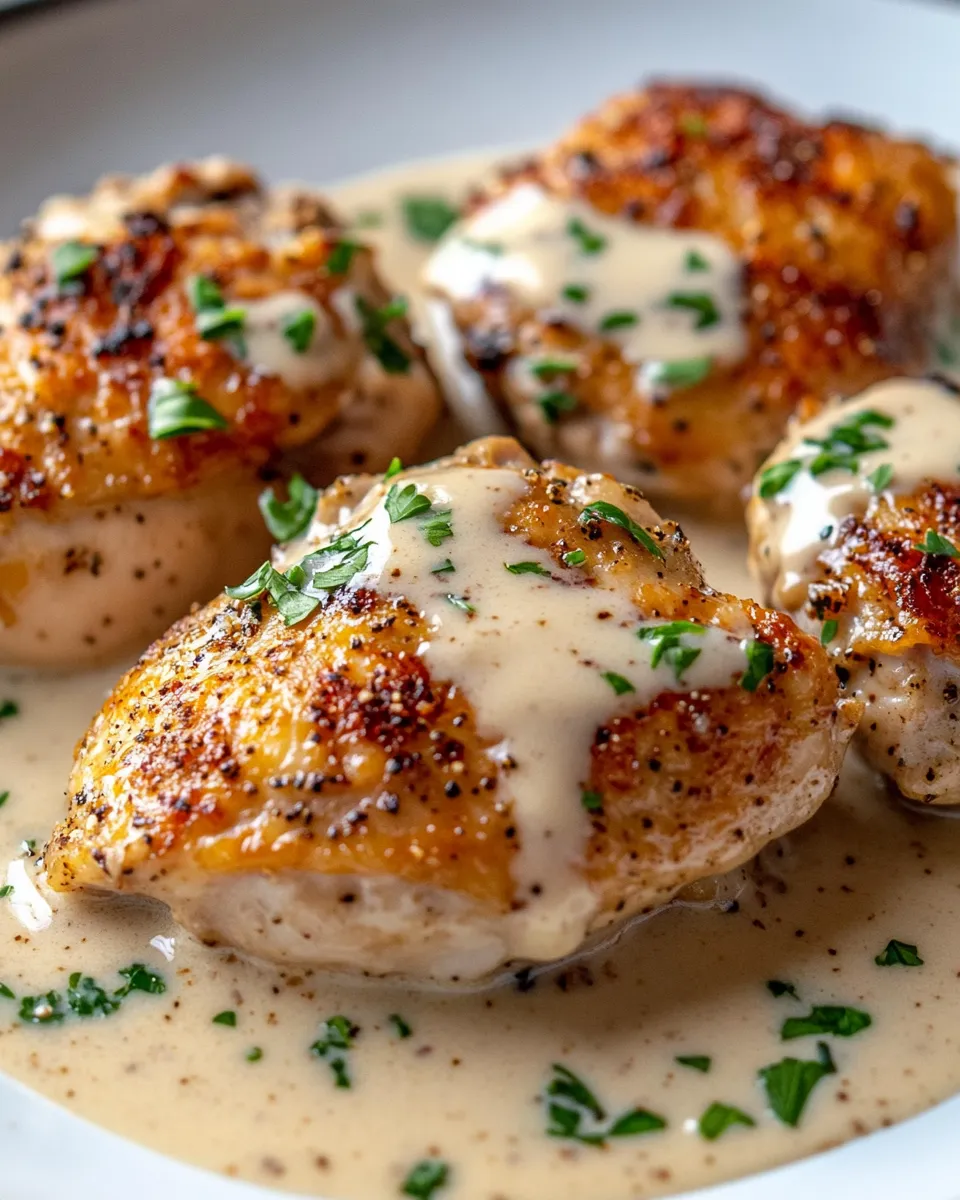 Delicious Smothered Chicken with Gravy picture