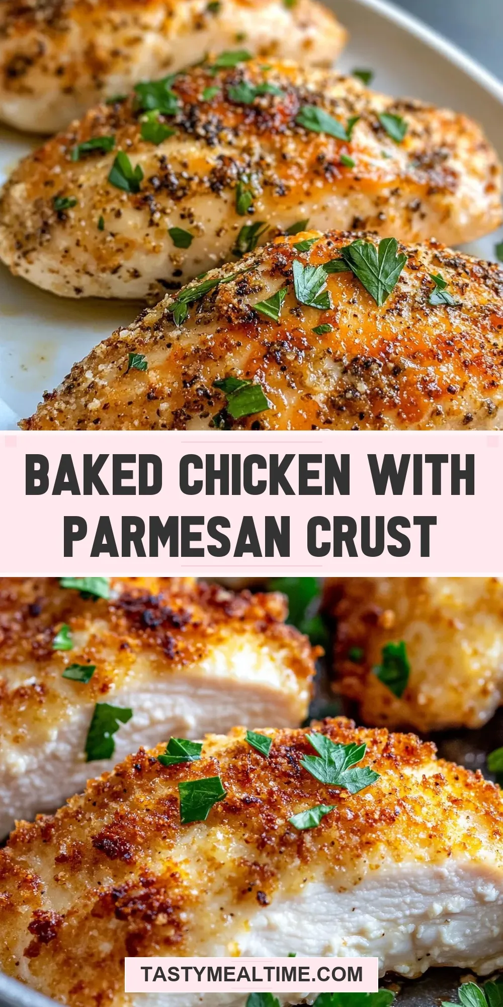Easy Baked Chicken With Parmesan Crust Recipe