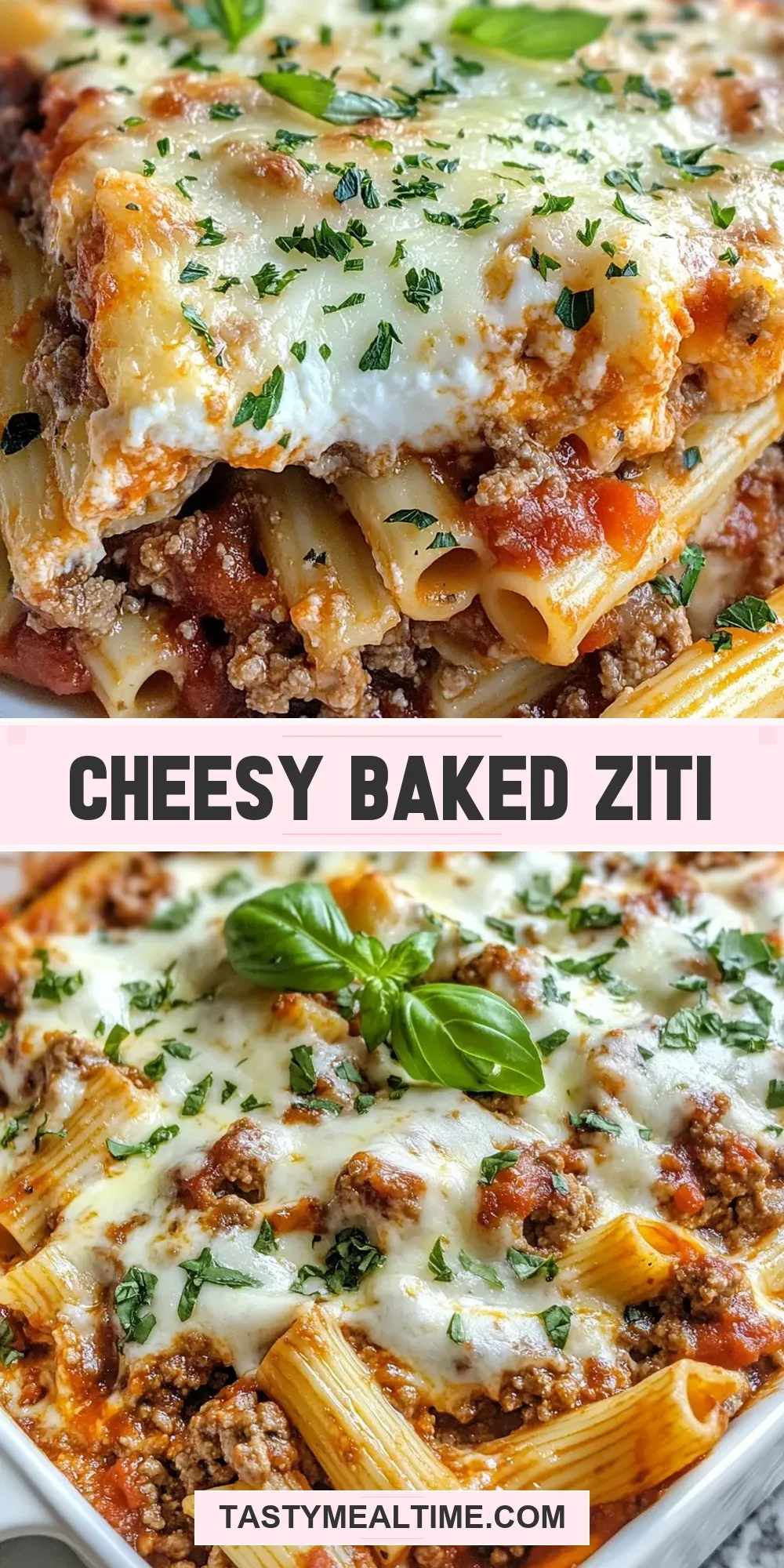 Cheesy Baked Ziti Recipe