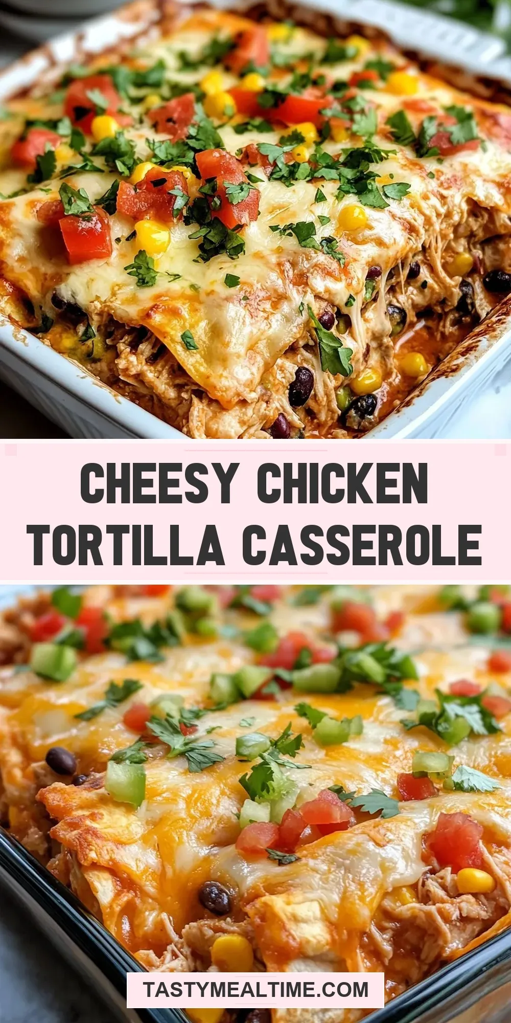 How To Make Healthy Cheesy Chicken Tortilla Casserole