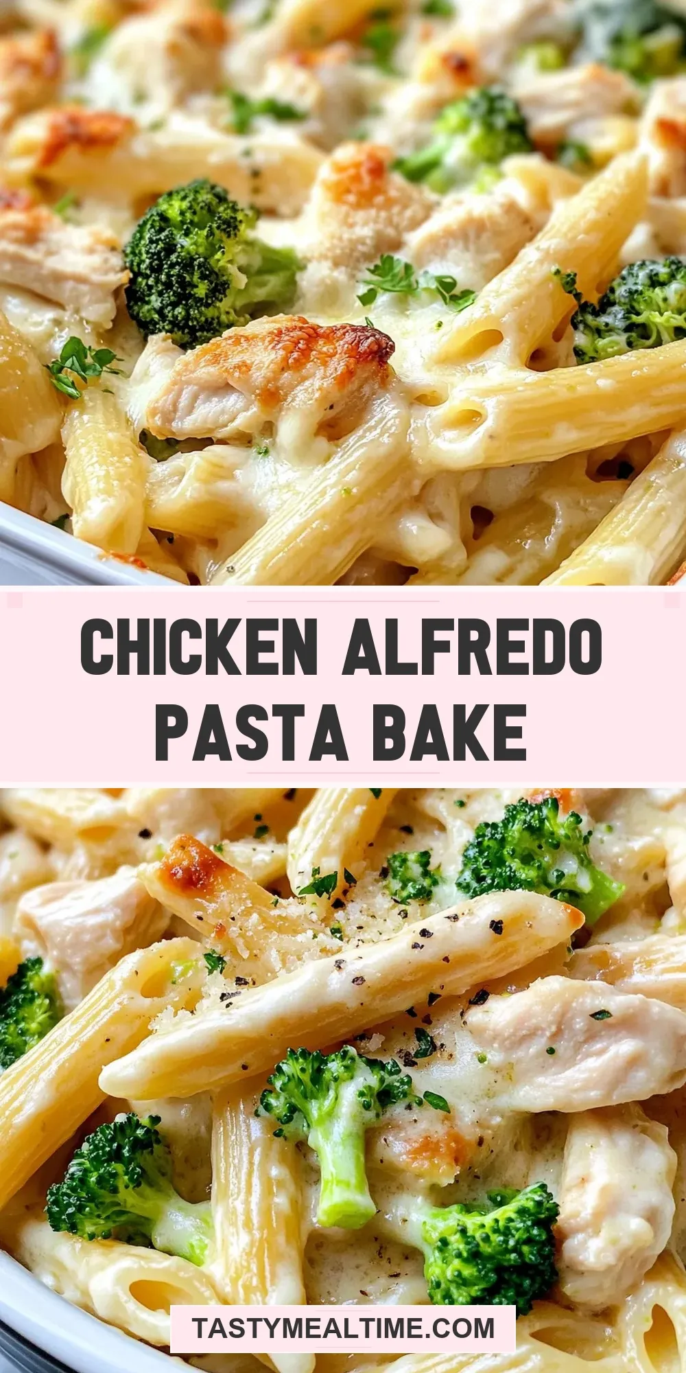How To Make Homemade Chicken Alfredo Pasta Bake