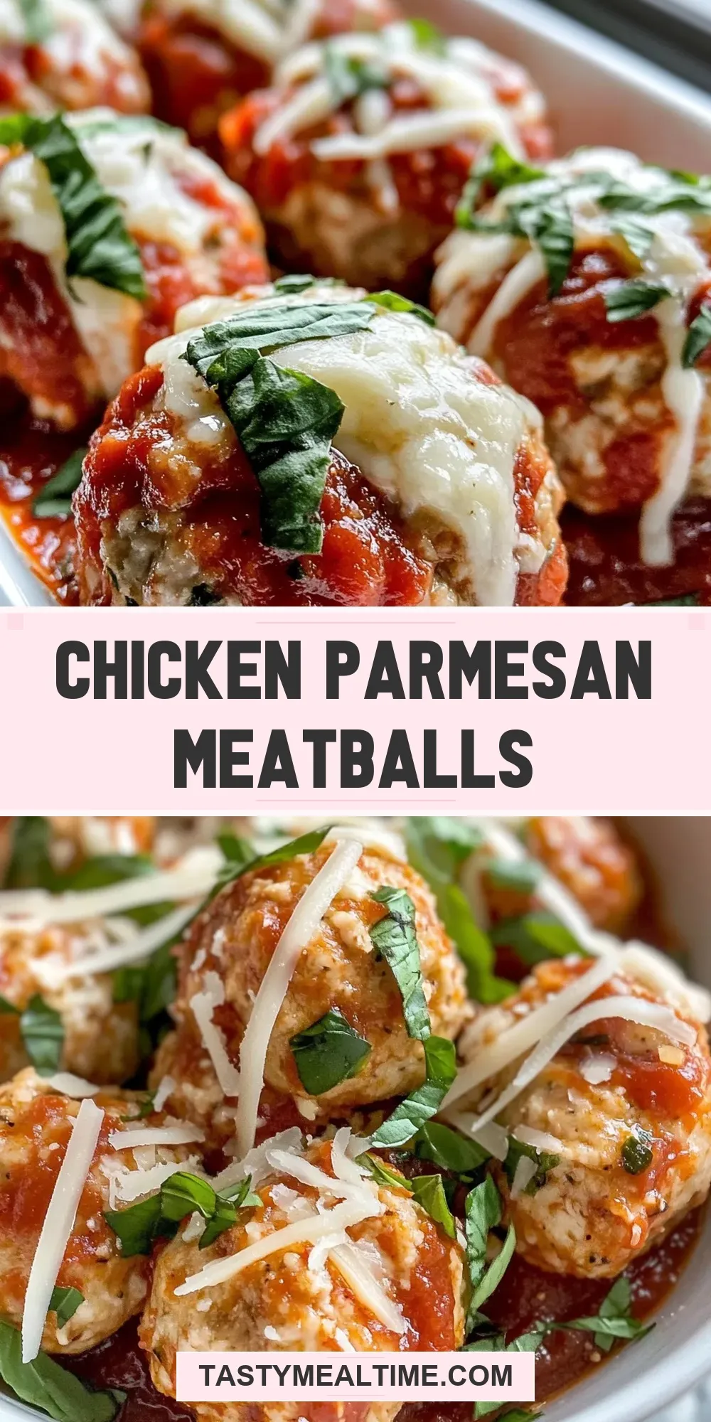 Chicken Parmesan Meatballs (Healthy & Delicious)
