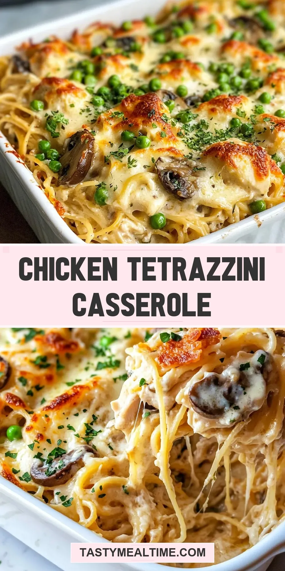 Easy Chicken Tetrazzini Casserole Recipe