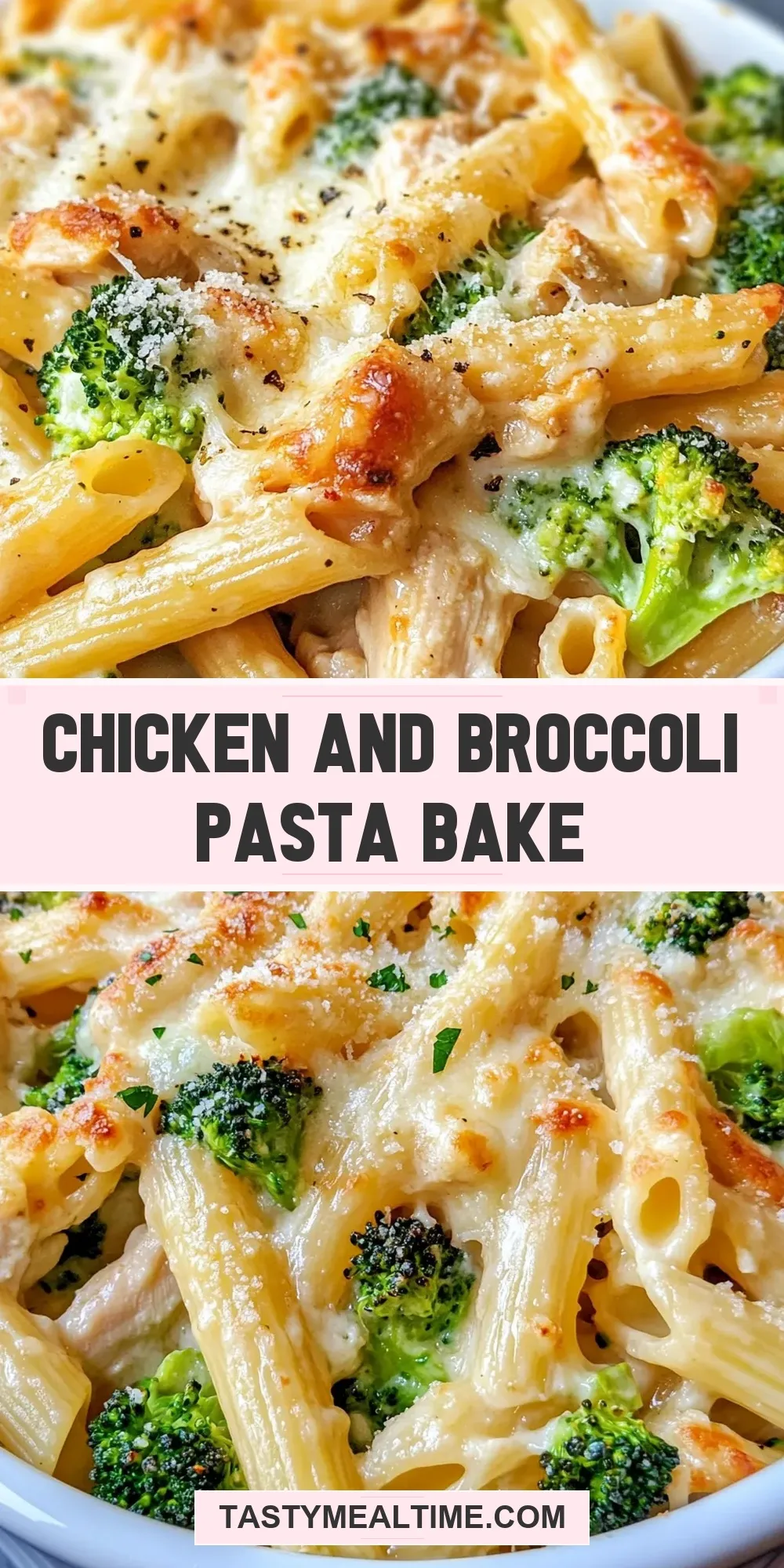 Creamy Chicken And Broccoli Pasta Bake