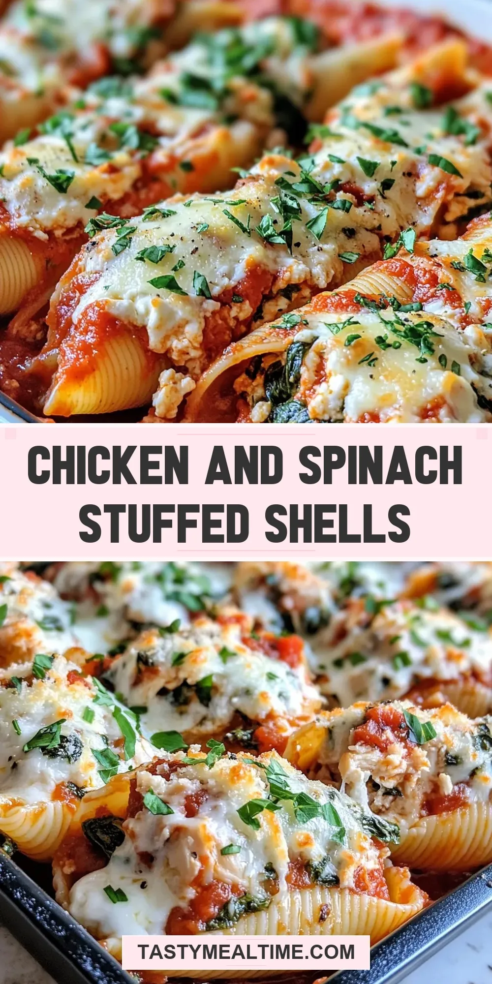 Fresh Chicken And Spinach Stuffed Shells