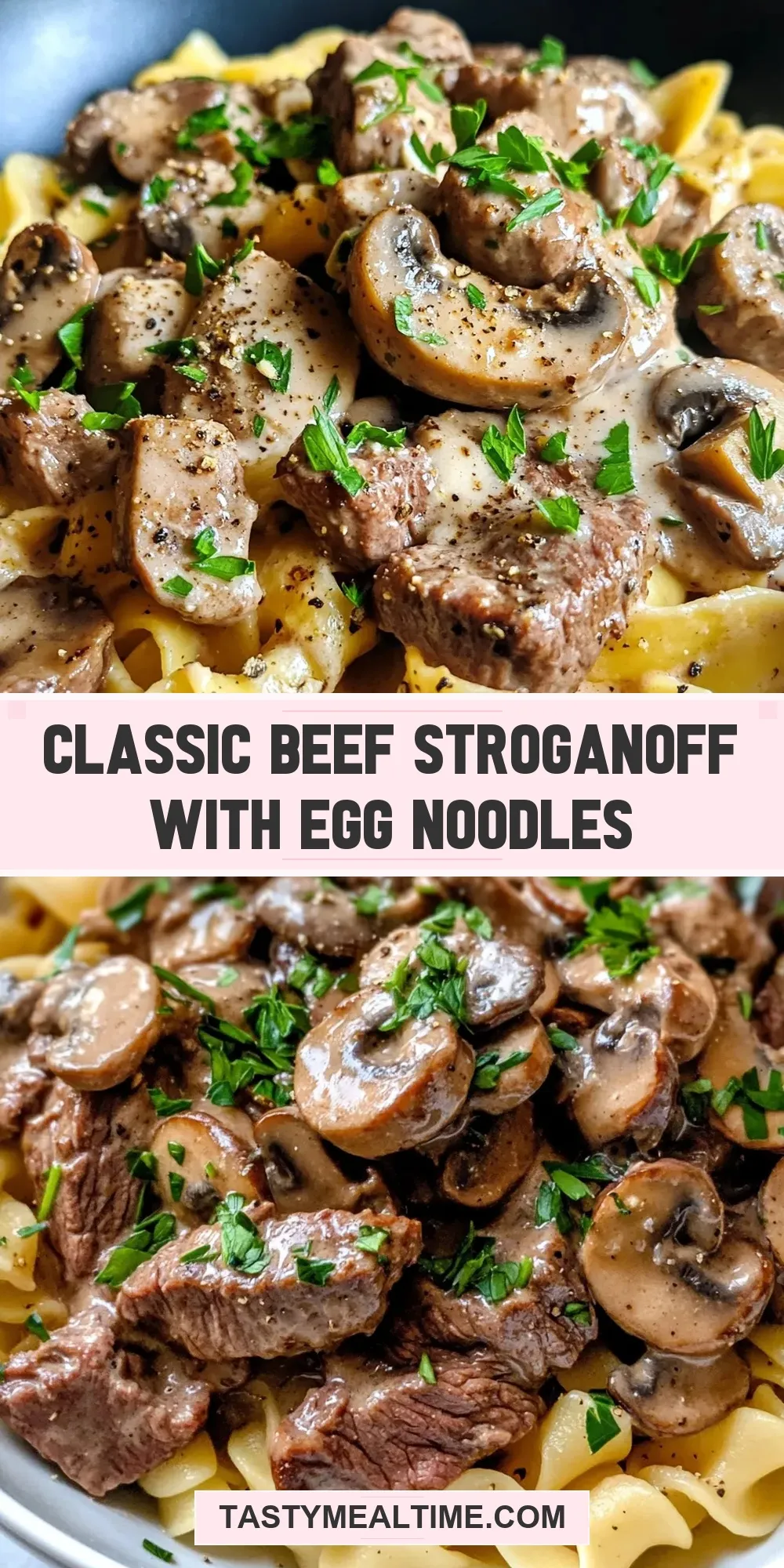 How To Make Fresh Classic Beef Stroganoff With Egg Noodles