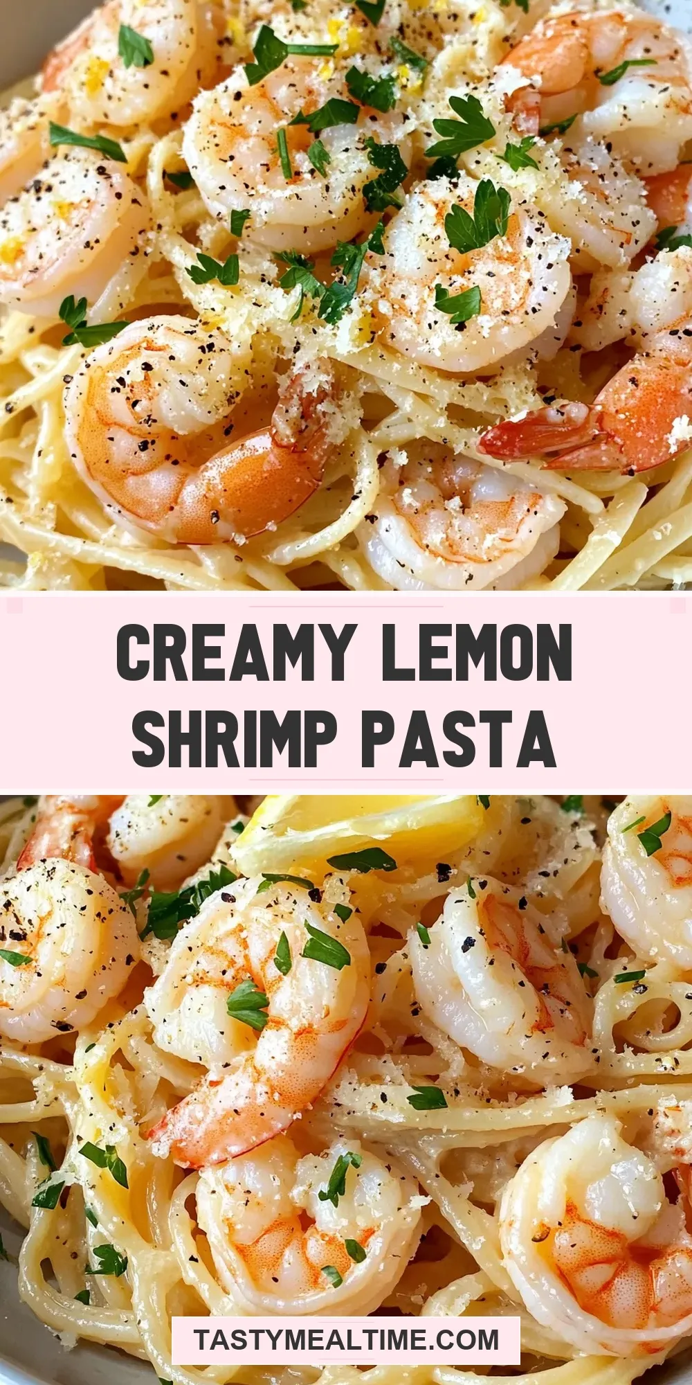 Easy Creamy Lemon Shrimp Pasta Recipe