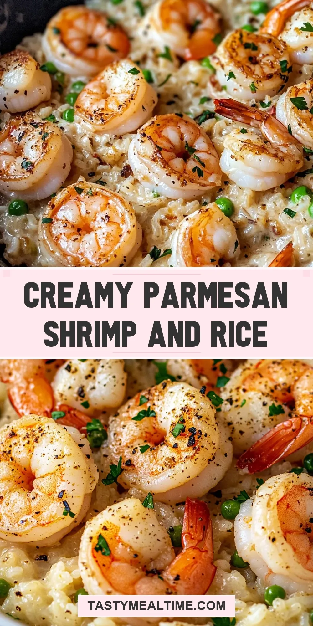 Creamy Parmesan Shrimp And Rice Recipe