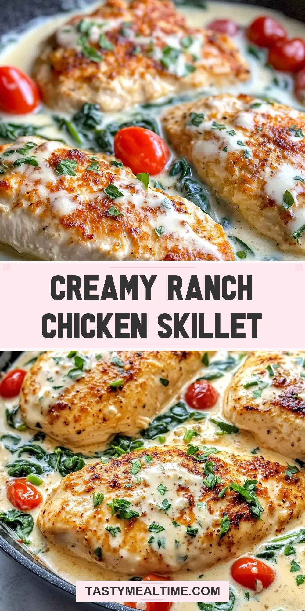 How To Make Delicious Creamy Ranch Chicken Skillet