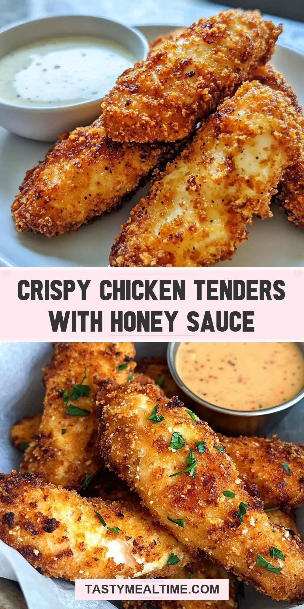 Easy Crispy Chicken Tenders With Honey Sauce Recipe