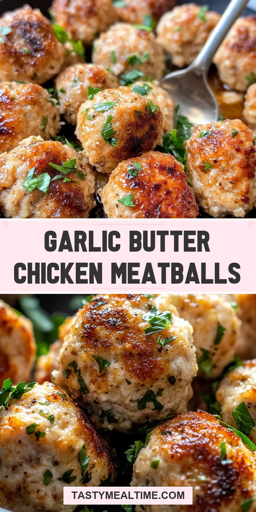 Garlic Butter Chicken Meatballs Recipe