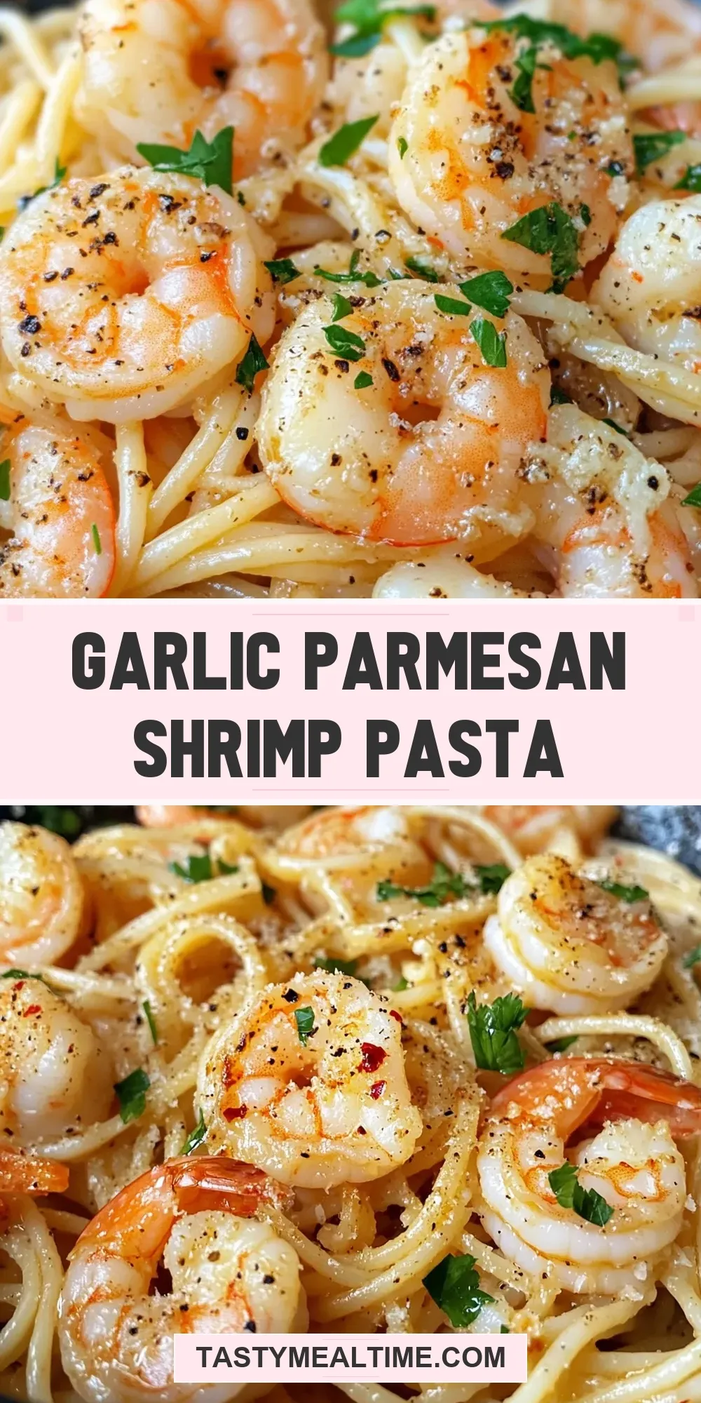 Garlic Parmesan Shrimp Pasta (Savory & Delicious)
