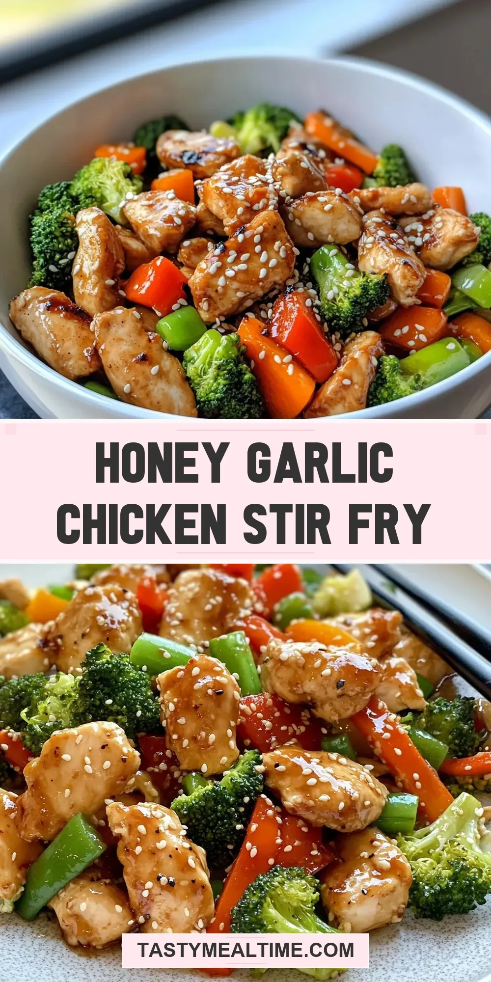 The Best Honey Garlic Chicken Stir Fry Ever