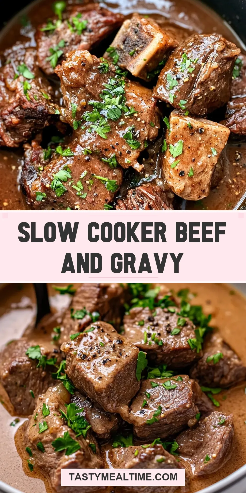 Easy Slow Cooker Beef And Gravy Recipe
