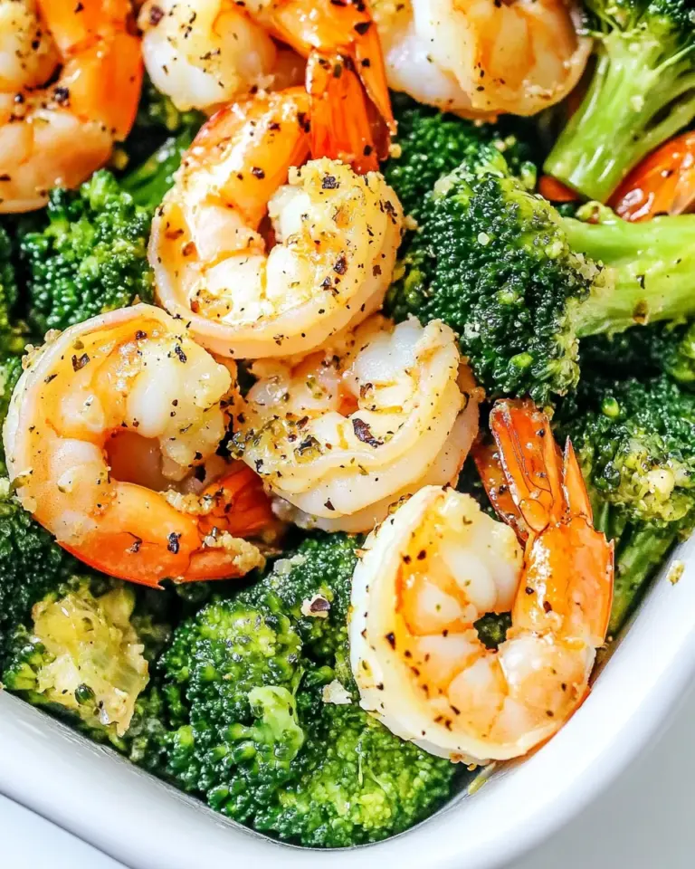 Easy 10-Minute Lemon Butter Shrimp and Broccoli photo