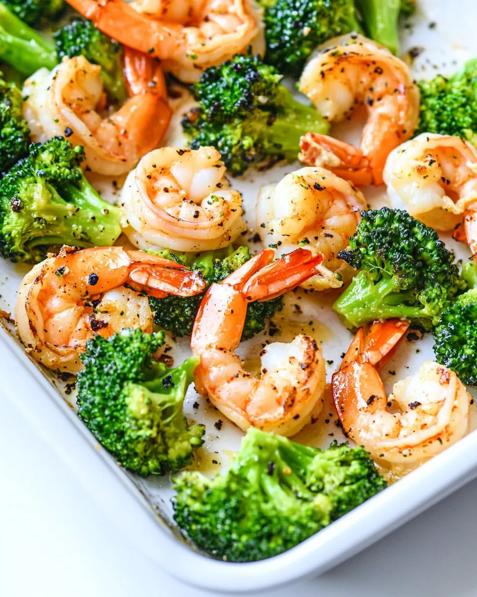 Savory 10-Minute Lemon Butter Shrimp and Broccoli dish photo