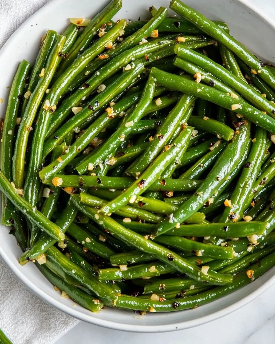 Delicious 15-Minute Garlic Green Beans image