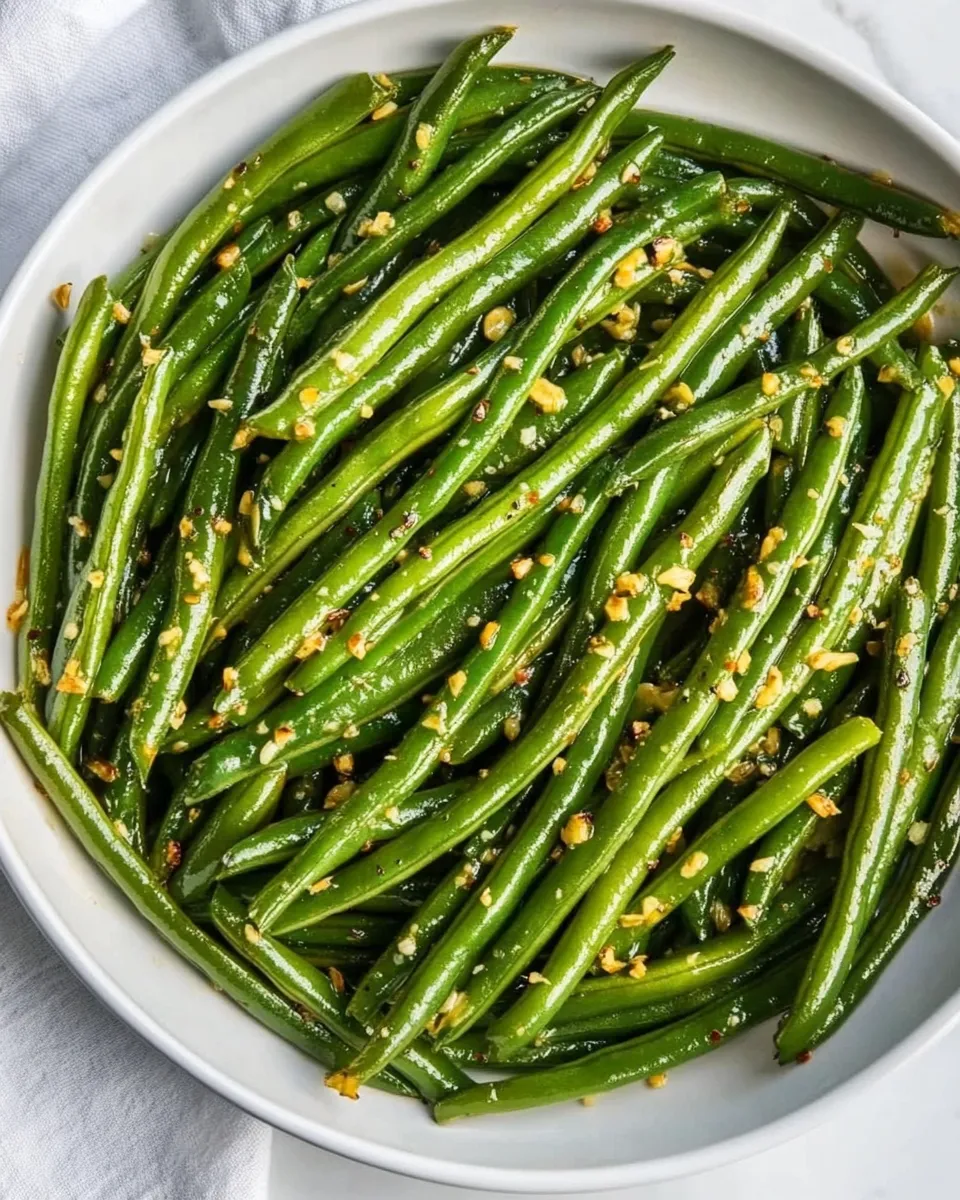 Quick 15-Minute Garlic Green Beans recipe photo